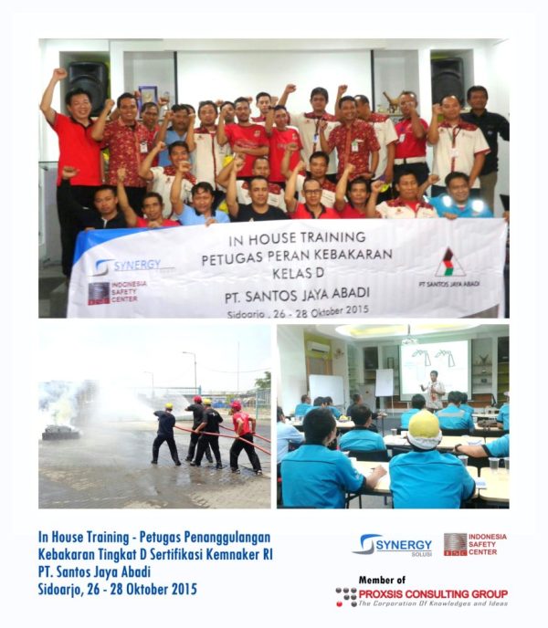 In House Training Petugas Penanggulangan Kebakaran Tingkat D