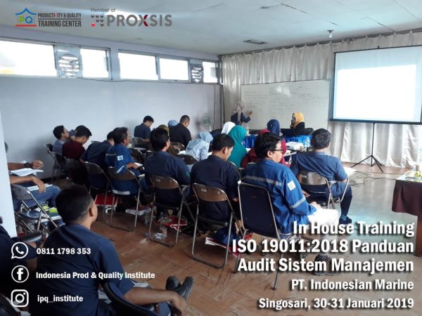 In House Training Iso Panduan Audit Sistem Manajemen Pt Indonesian Marine