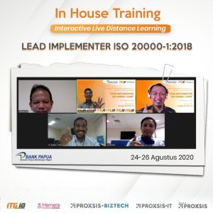 Lead implementer iso 20000-1 bank papua