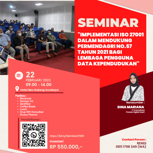 Seminar ISO 27001 Rev Harga